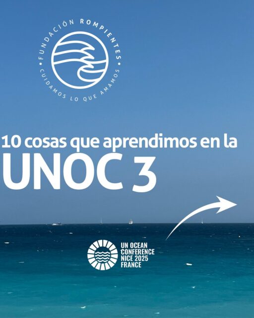 Este junio, fuimos parte de la Tercera Conferencia de las Naciones Unidas sobre el Océano UNOC3, en Niza - Francia, un espacio donde se tejieron compromisos, ciencia y acción para un futuro azul.

Desde tratados internacionales hasta conservación local, estos 10 puntos reflejan el pulso global por la protección marina —y también cómo Chile se posiciona como un actor clave.

Para nosotros como Fundación y equipo de trabajo, fue muy importante este viaje para aprender y compartir nuestros proyectos como la Escuela del Oceano Pichilemu @escueladeloceano_chile y el Santuario Marino Piedra del Viento Topocalma los cuales fueron muy bien recibidos y con esperanza para seguir trabajando por lo que amamos.

A través de estas gráficas, compartimos lo más relevante que nos llevamos de esta experiencia transformadora.